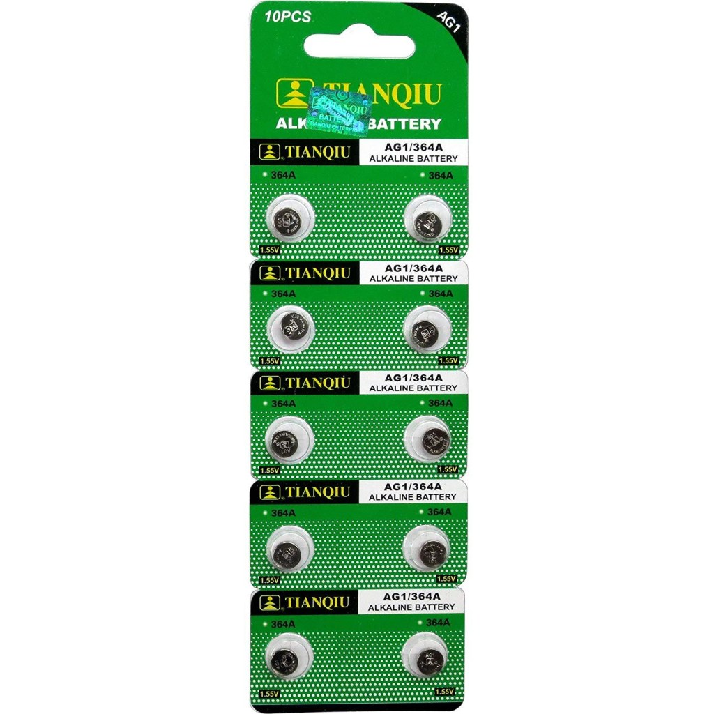 tianqiu-μπαταρίες-αλκαλικές-button-cell-ag1-lr621-h364a-size-lr621h-1-5v-τεμ,-10